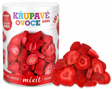 Křupavé ovoce Jahoda 50 g Mixit 